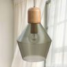 Buy Hanging Lamp - Nordic Style in Glass - Hay Green 60516 - prices